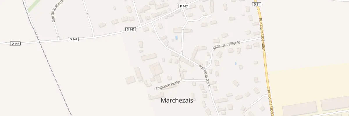 Plan du 4 Imp Potier à Marchezais