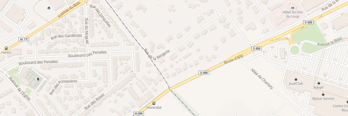 Plan du 13 Rue de la Bergerie à Rouffiac-Tolosan