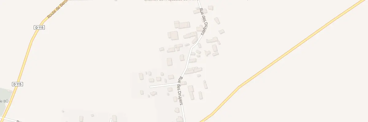 Plan du 21 Rue des Druyers à Bû