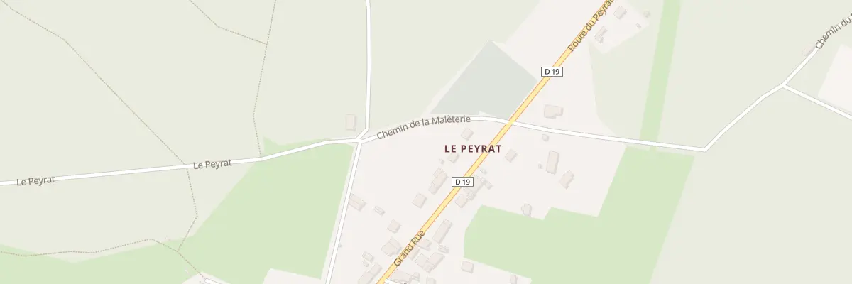 Plan du 36 Gr Grand Rue au Châtenet-en-Dognon