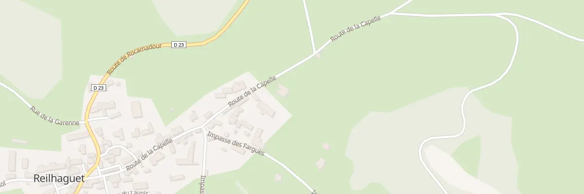 Plan du 5164F Fargues à Reilhaguet