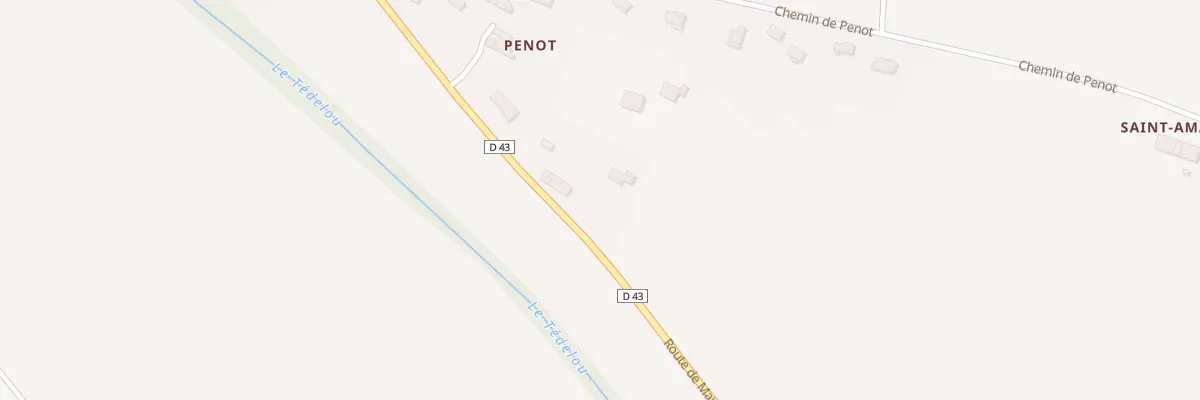 Plan du 9002 Pénot à Auragne