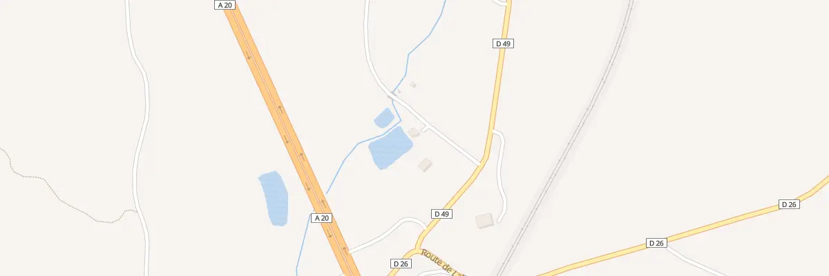 Plan du 85 Rte de la Gare à Fontanes