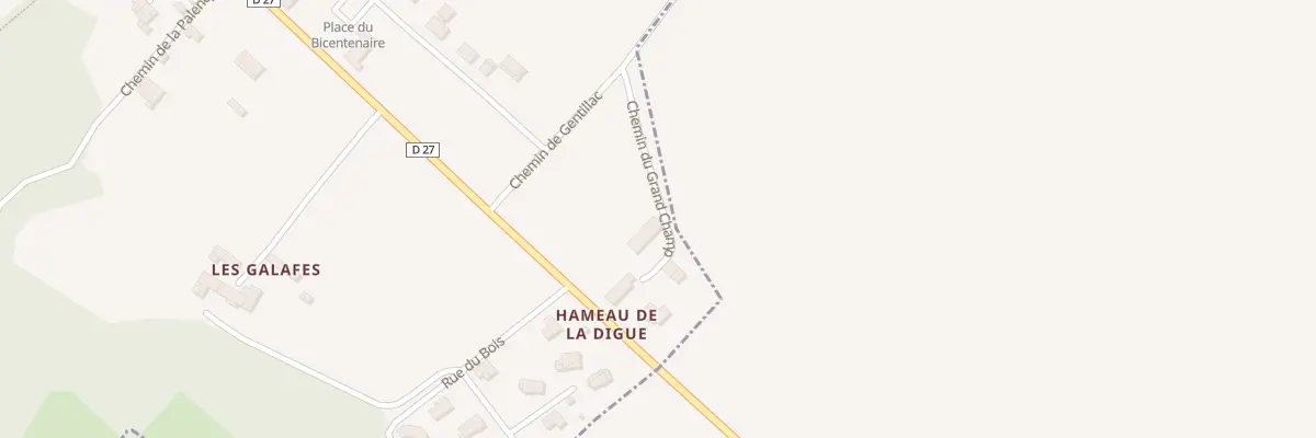 Plan du 2 Che du Grand Champ à Saint-Quirc