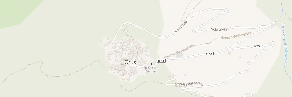 Plan du 41A Orus Village à Orus