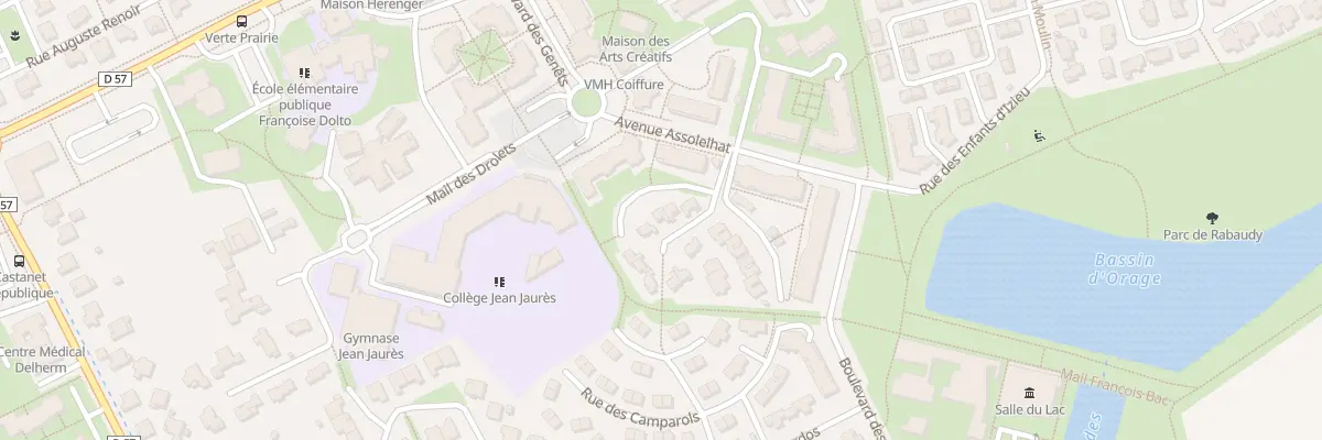 Plan du 6 Imp Lo Mossairon à Castanet-Tolosan