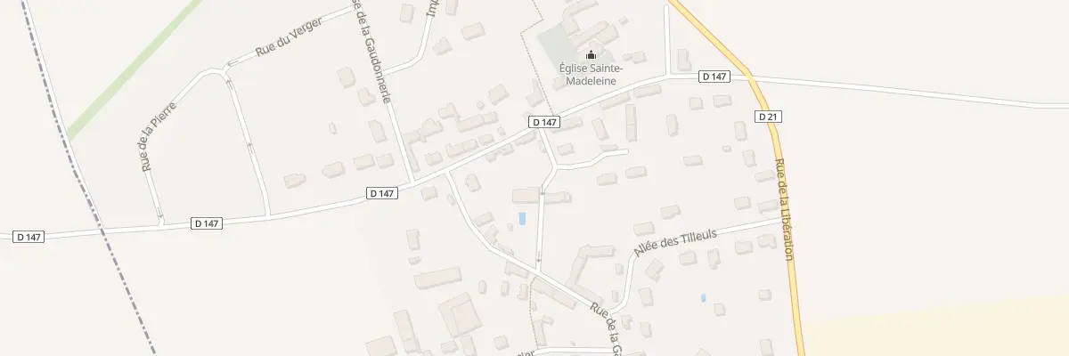 Plan du 2 Rle Potier à Marchezais