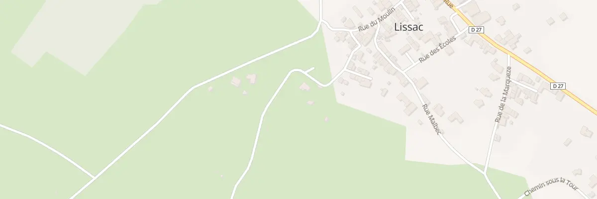 Plan du 5002 La Tuilerie à Lissac
