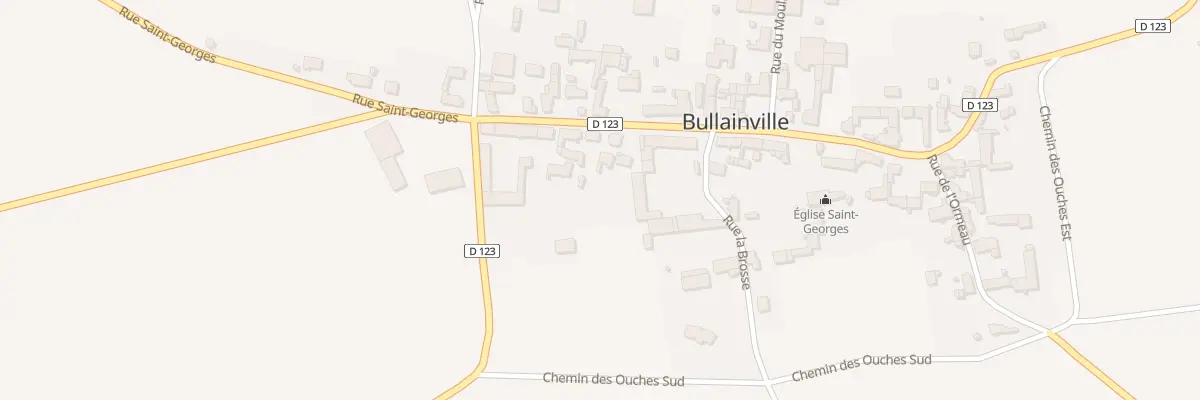 Plan du 14 Rue St Georges à Bullainville