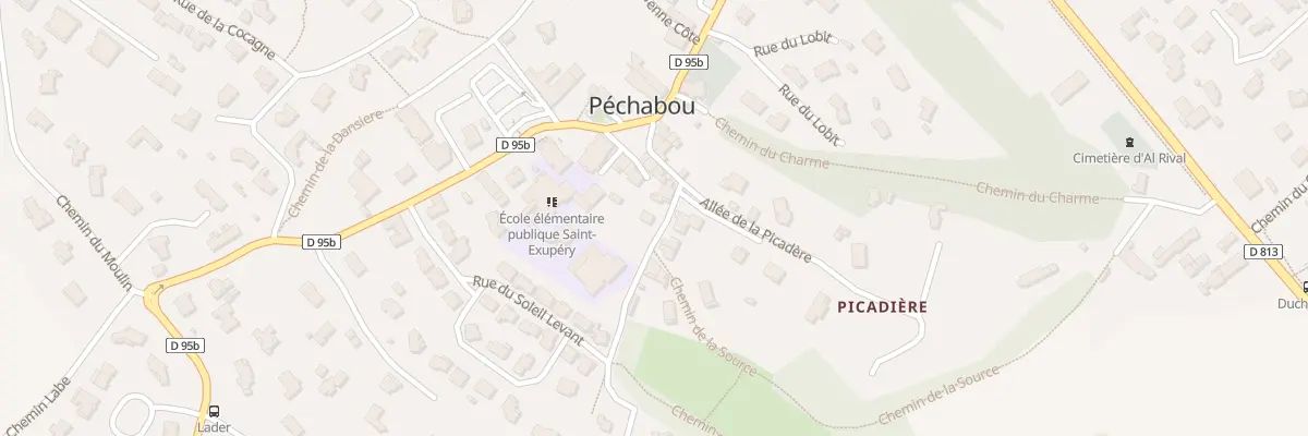 Plan du 6B Che de la Castagnère à Péchabou