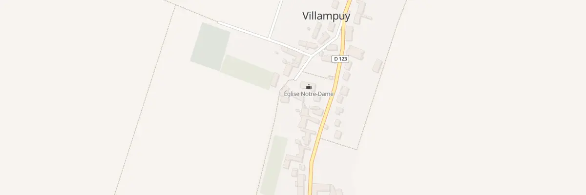 Plan du 29 Pl de l’Eglise à Villampuy