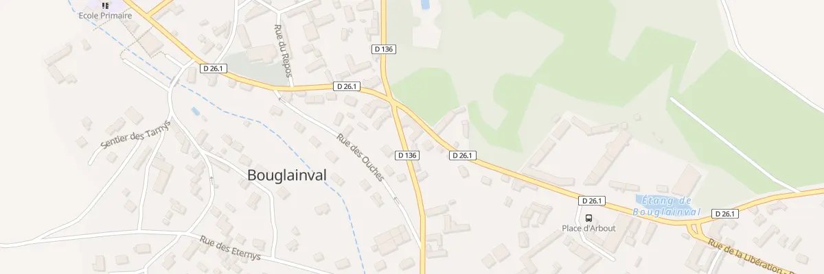 Plan du 1B Rue Jean Moulin à Bouglainval