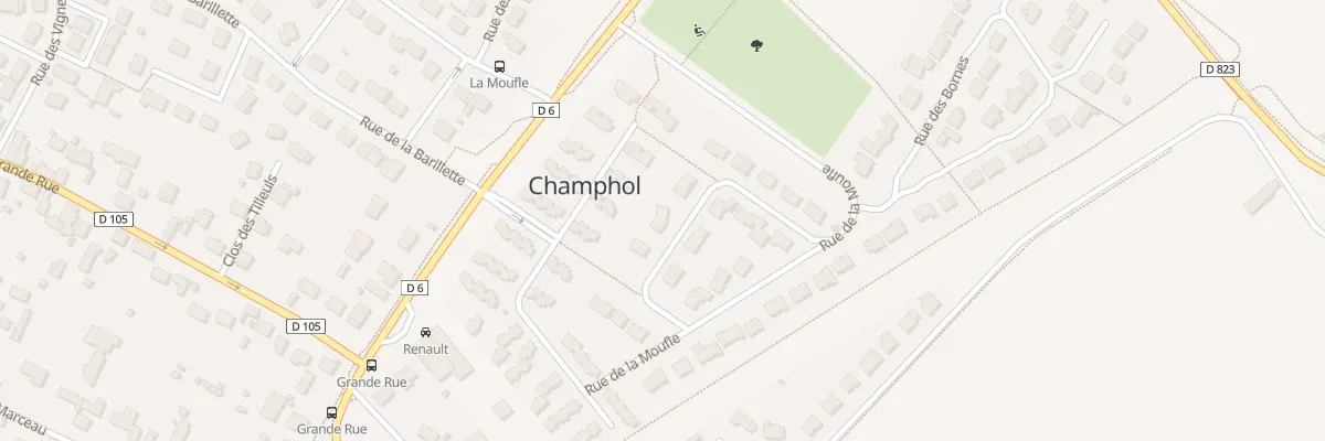 Plan du 9 Rue de la Marche à Champhol
