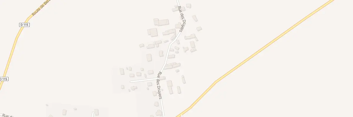 Plan du 8 Rue des Druyers à Bû
