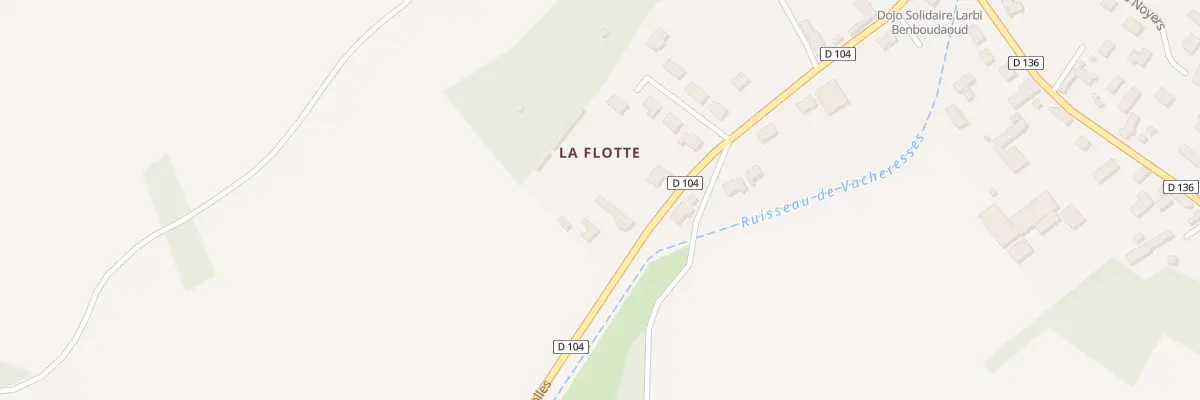 Plan du 72 La Flotte à Néron