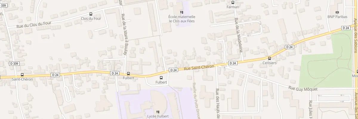 Plan du 75 Rue Saint-Chéron à Chartres