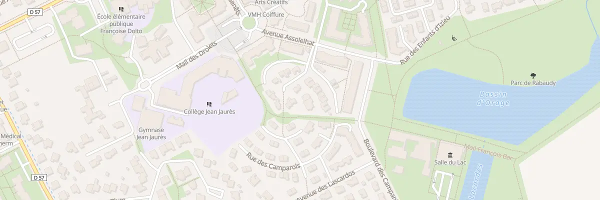 Plan du 4 Av Assolelhat à Castanet-Tolosan