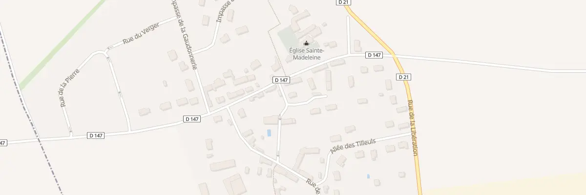Plan du 1B Rle Potier à Marchezais