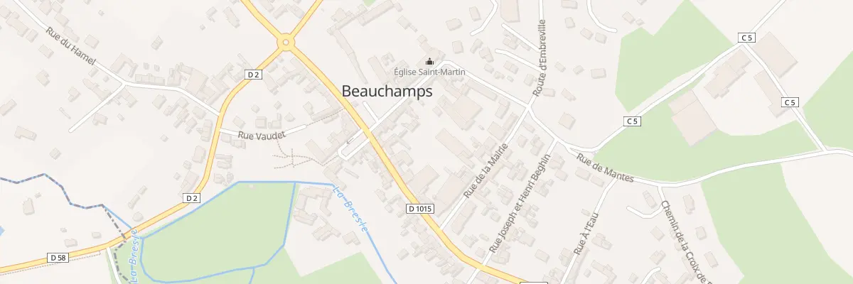 Plan du 8 Rue de l’Église à Beauchamps