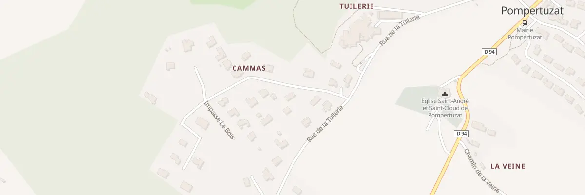 Plan du 1 Che du Cammas à Pompertuzat