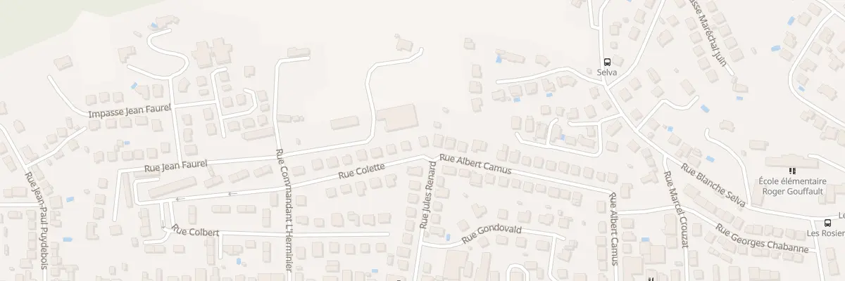 Plan du 2 Rue Colette à Brive-la-Gaillarde