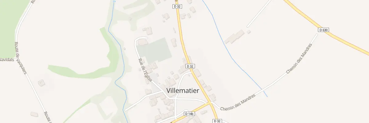 Plan du 17 Côte du Village à Villematier