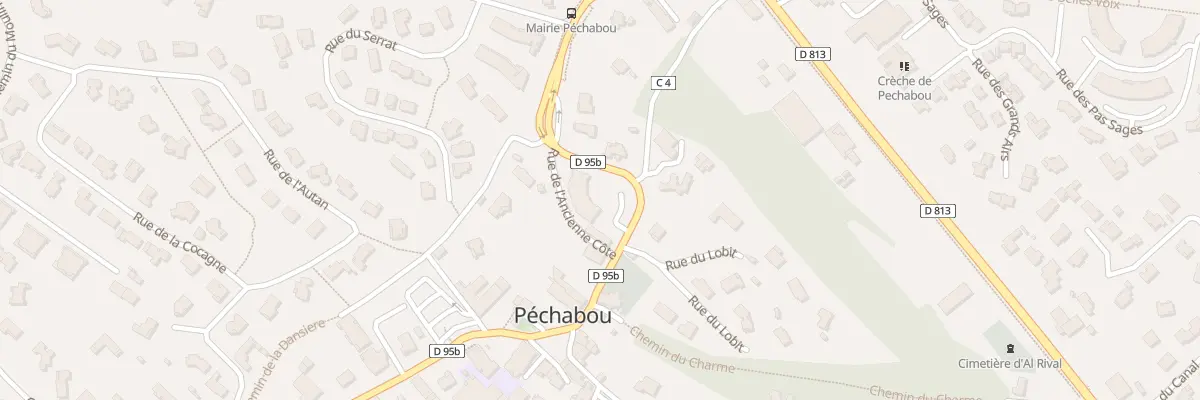 Plan du 8B Av d’Occitanie à Péchabou