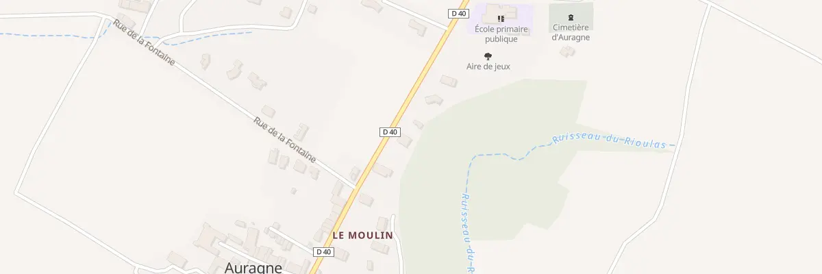 Plan du 57A Le Moulin à Auragne