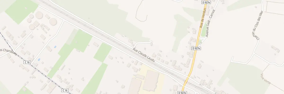 Plan du 20 Rue Claude Laudu à Saint-Marcel