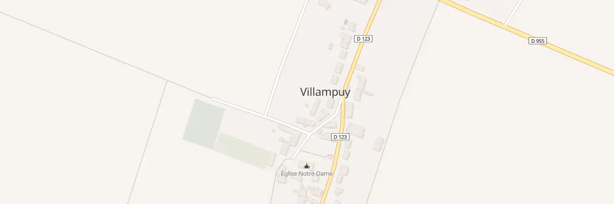 Plan du 17 Rue du Cimetière à Villampuy