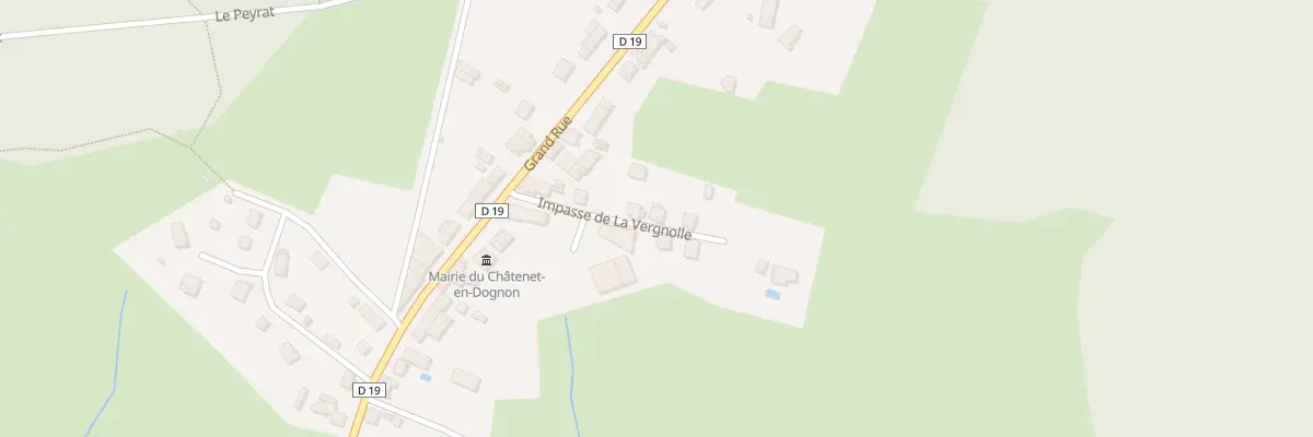 Plan du 6 Imp de la Vergnolle au Châtenet-en-Dognon
