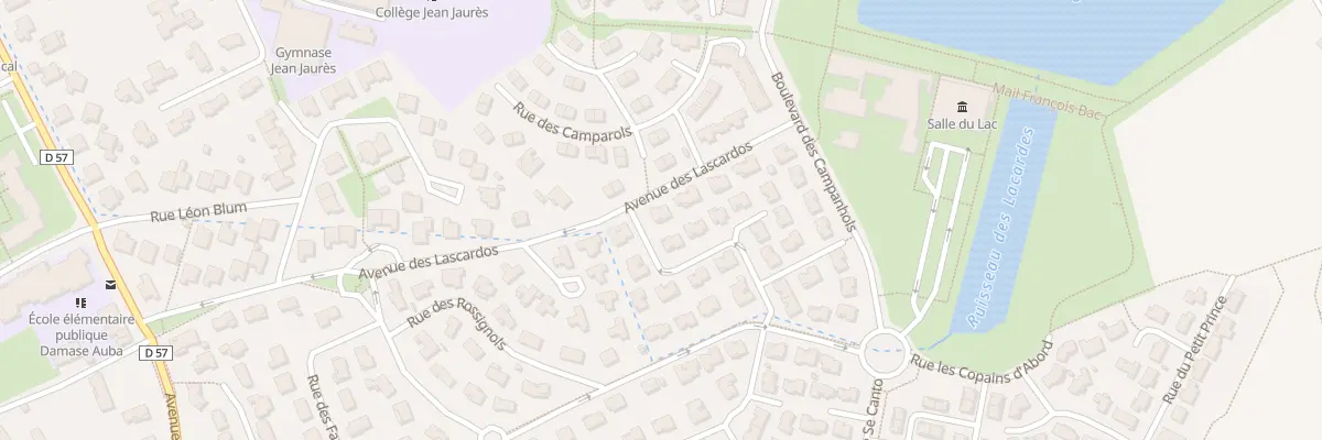 Plan du 17 Av des Lascardos à Castanet-Tolosan