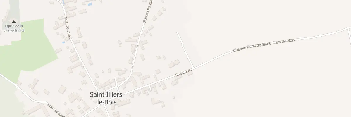 Plan du 13 Rue Coger à Saint-Illiers-le-Bois