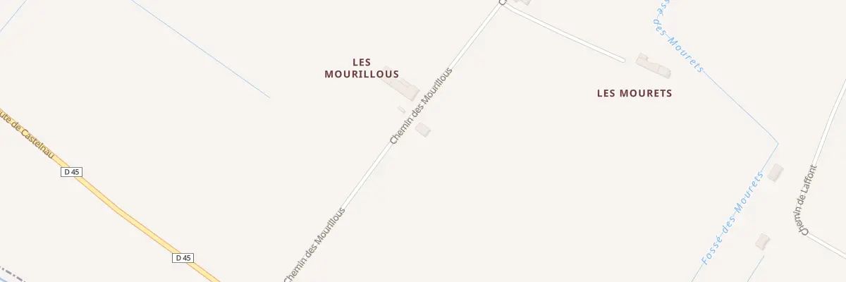Plan du 775 Che des Mourillous à Bazus