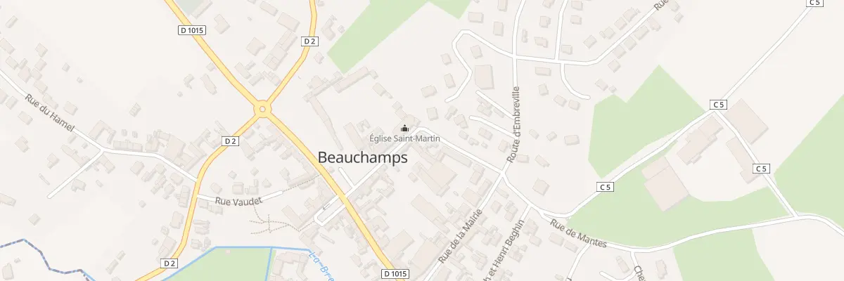 Plan du 16 Rue de l’Église à Beauchamps