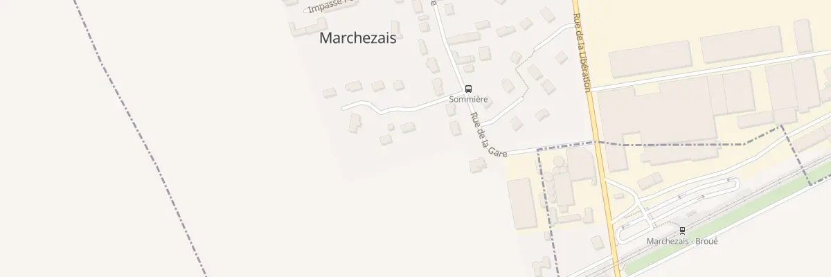 Plan du 1 All de la Sommière à Marchezais