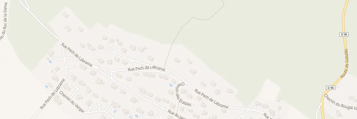 Plan du 815 Rue Pech de Labrame à Pinsac