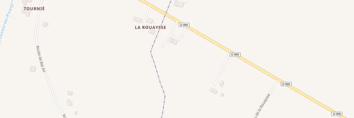 Plan du 1955 Rte d’Albi à Verlhac-Tescou