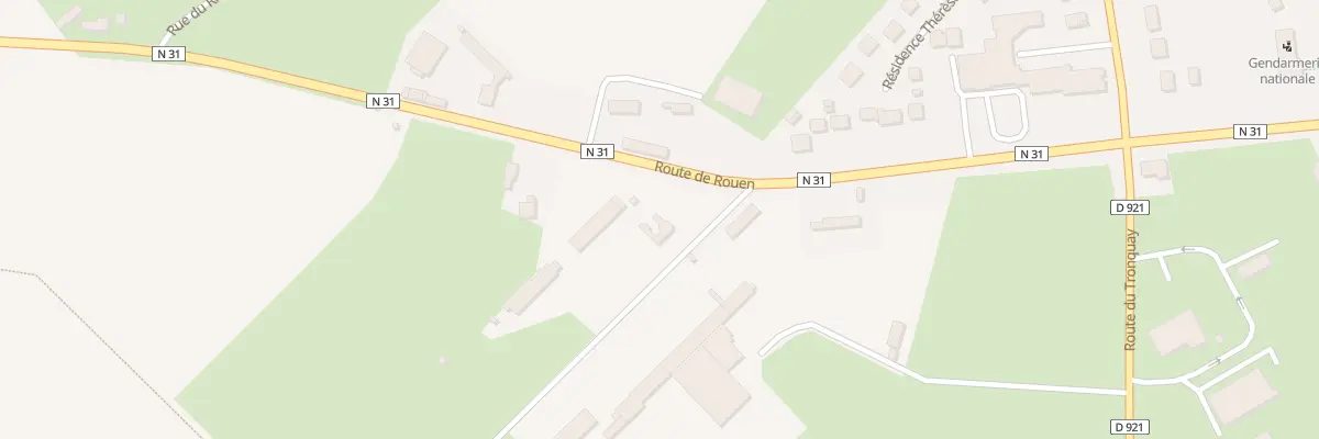 Plan du 76 Rte de Rouen à La Feuillie