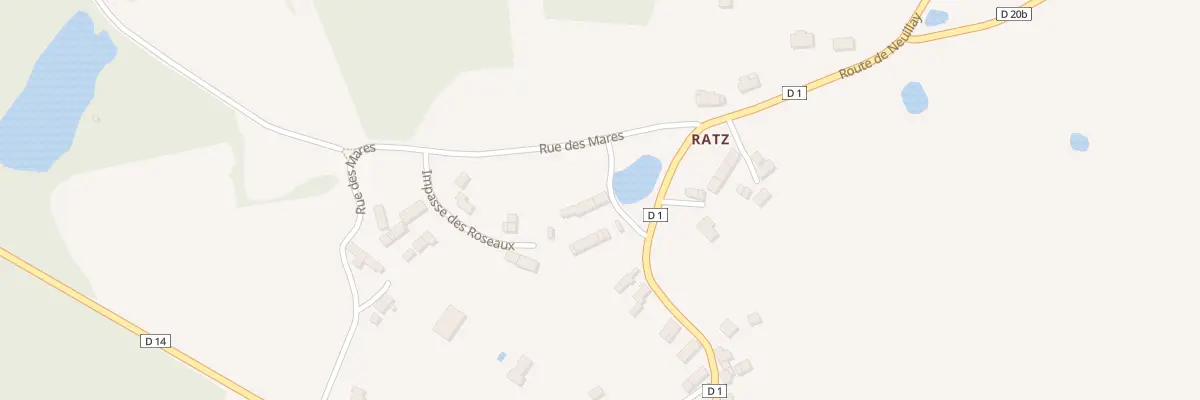 Plan du 5064 Ratz à La Pérouille