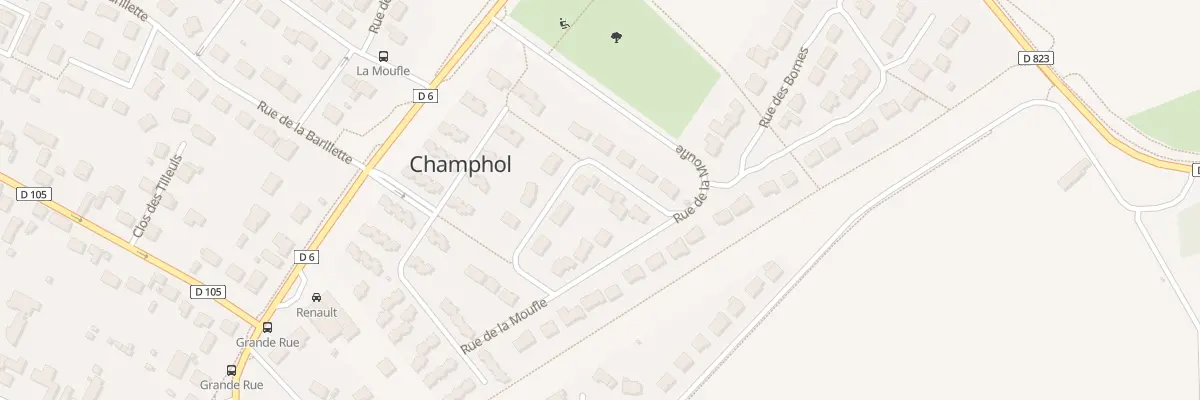 Plan du 10 Rue de la Marche à Champhol