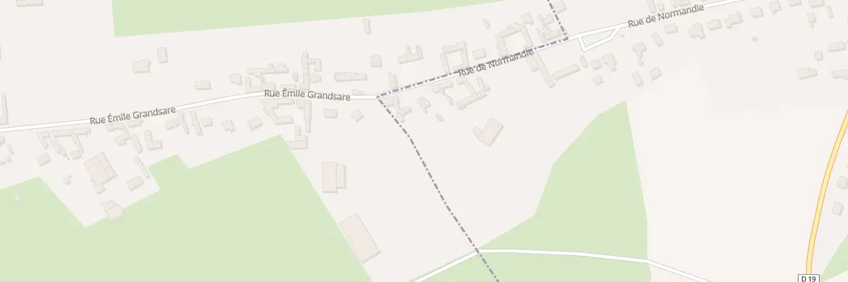 Plan du 43 Rue de Normandie à Yzengremer