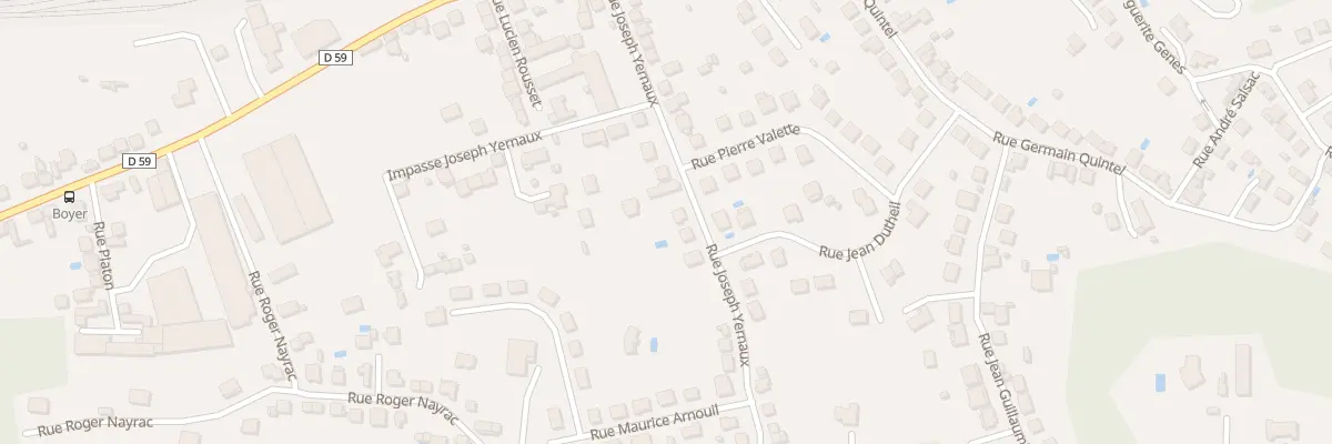 Plan du 24 Rue Joseph Yernaux à Brive-la-Gaillarde