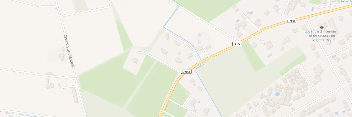 Plan du 2 Che des Prairies à Nègrepelisse