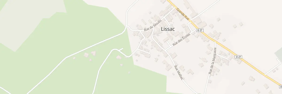 Plan du 9 Pl St Anne à Lissac