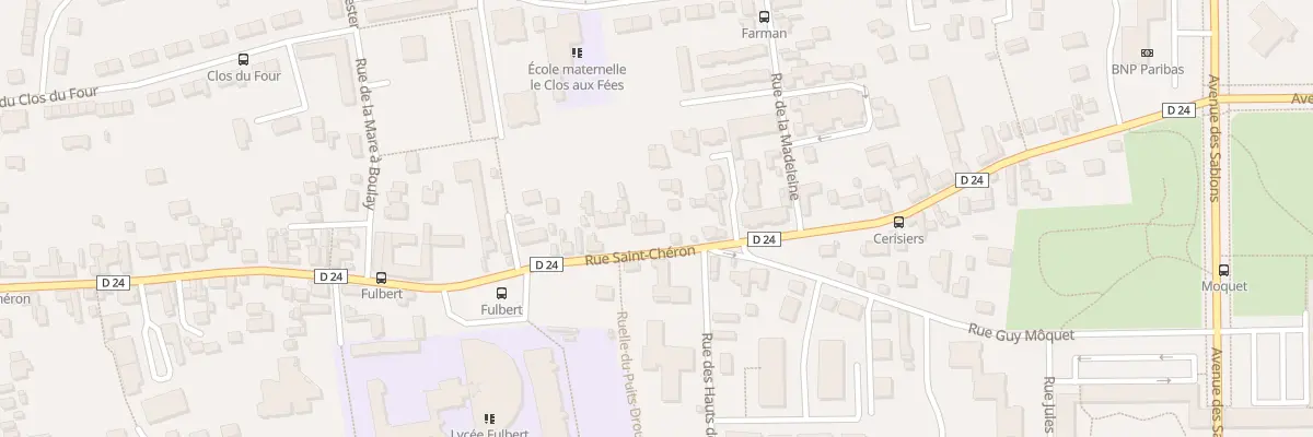 Plan du 87 Rue Saint-Chéron à Chartres
