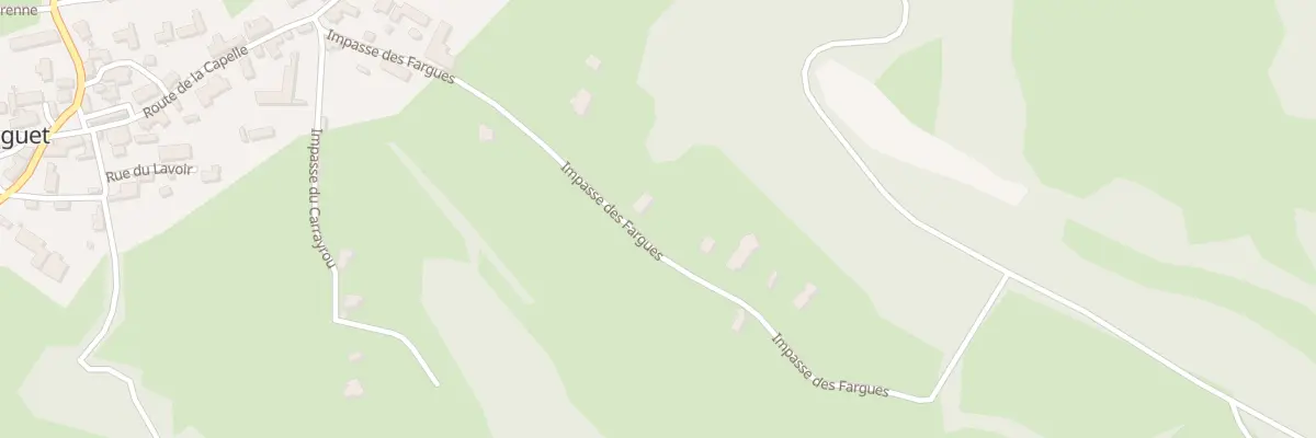 Plan du 285 Imp des Fargues à Reilhaguet