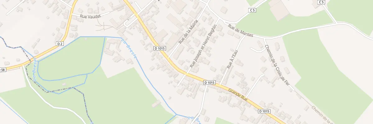 Plan du 13 Gr Grande Rue à Beauchamps