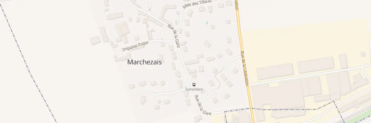 Plan du 13C Rue de la Gare à Marchezais