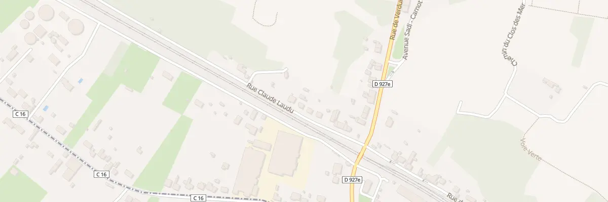 Plan du 16 Rue Claude Laudu à Saint-Marcel